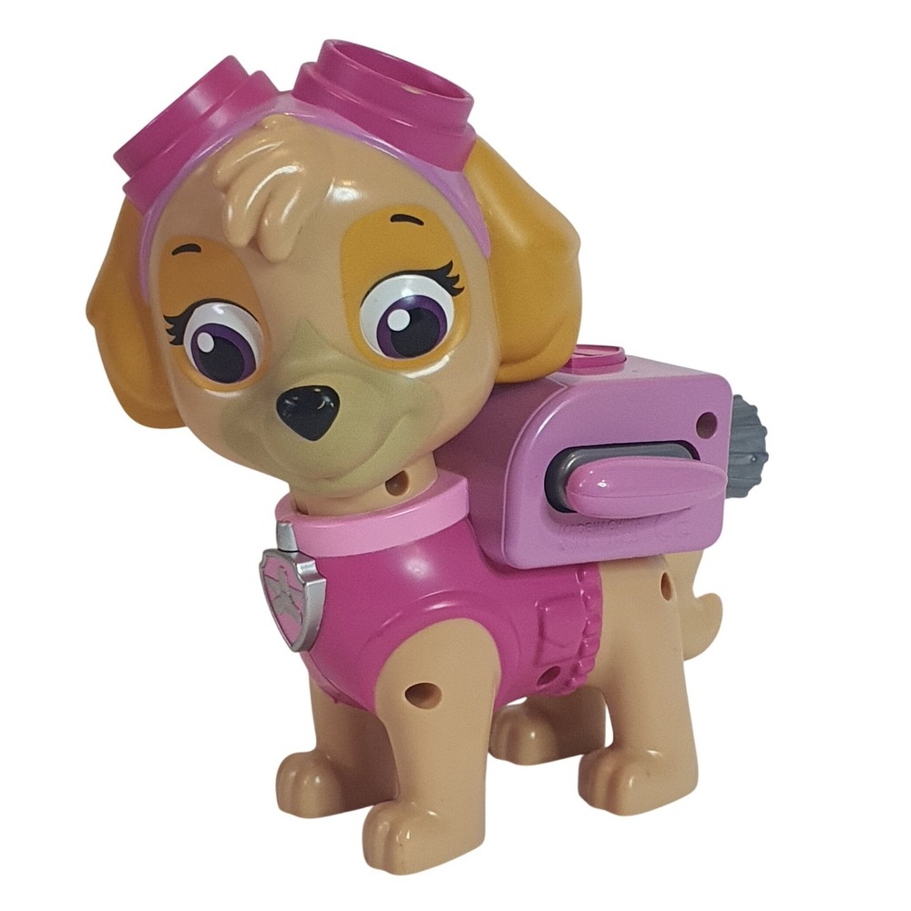 Paw Patrol Skye Action Figure Pink Flight Pack Transforming Wings Toy Pup Dog 6'